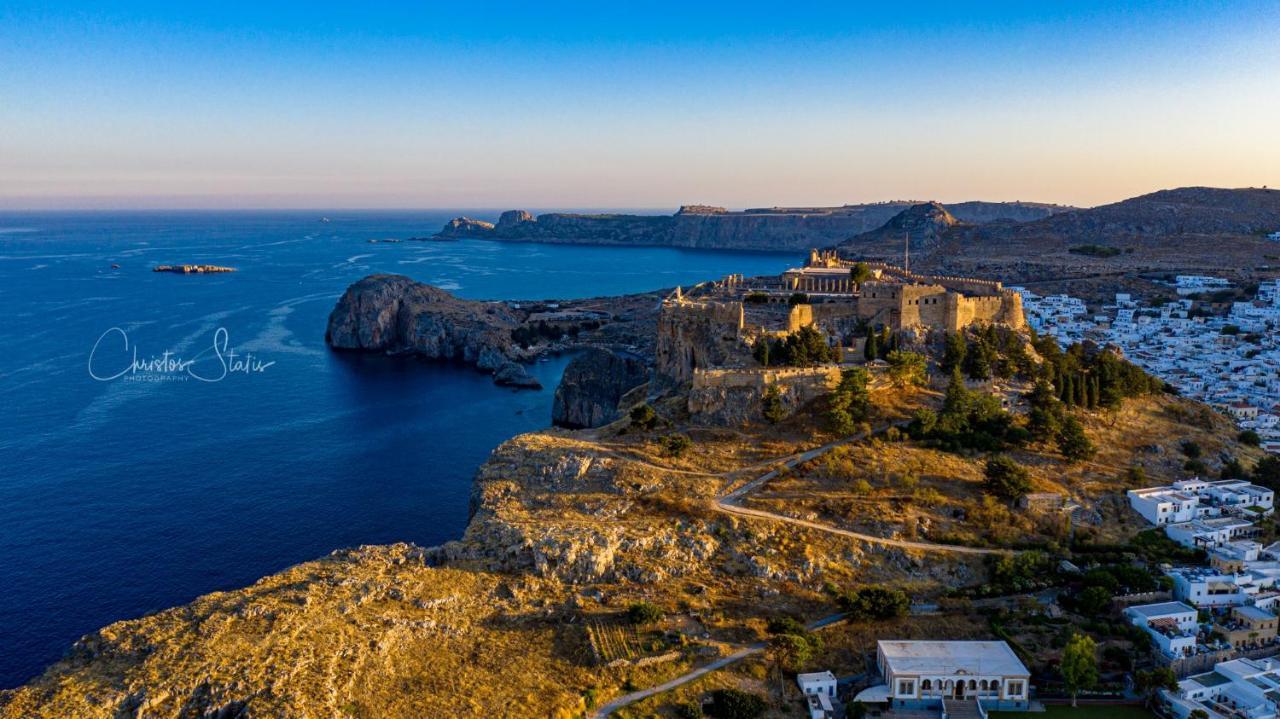 Lindos Villa Natura By Rhodes Villas ภายนอก รูปภาพ