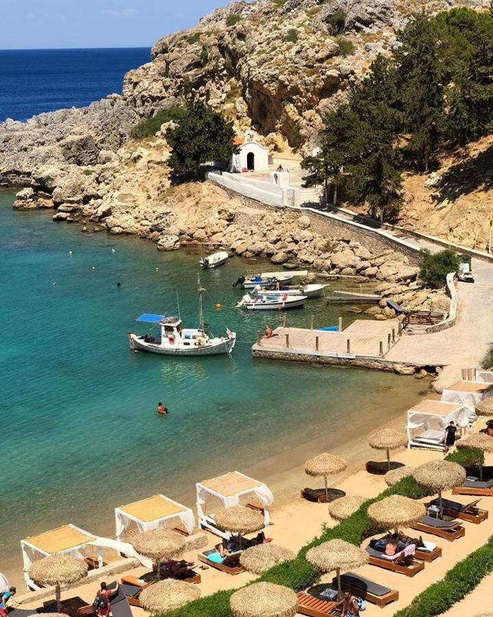 Lindos Villa Natura By Rhodes Villas ภายนอก รูปภาพ