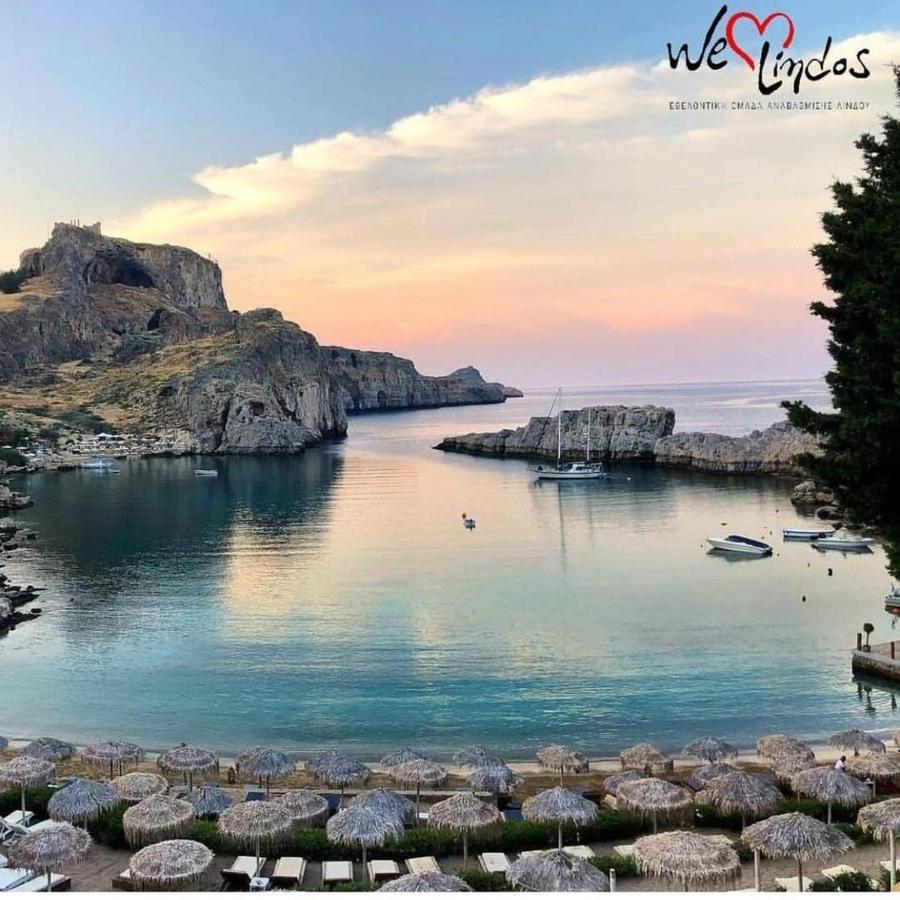Lindos Villa Natura By Rhodes Villas ภายนอก รูปภาพ