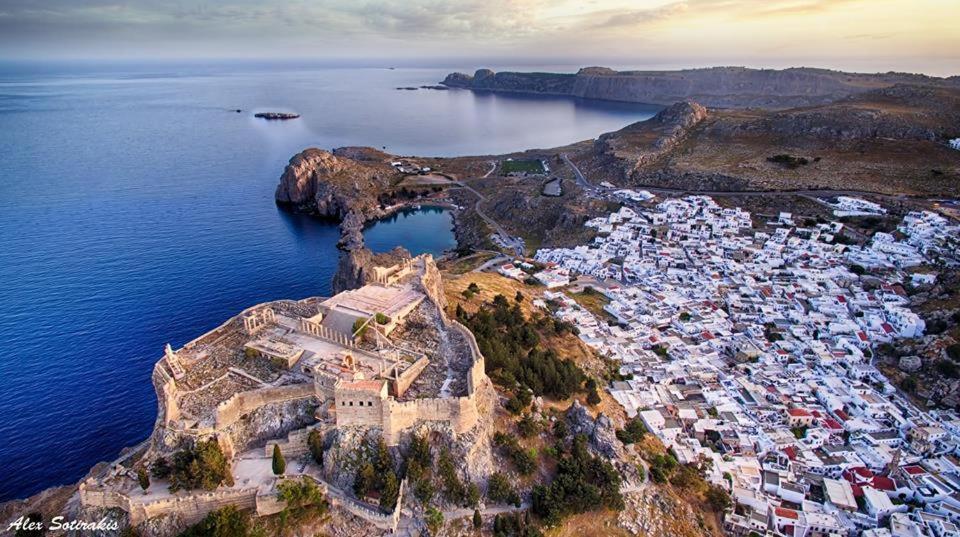 Lindos Villa Natura By Rhodes Villas ภายนอก รูปภาพ