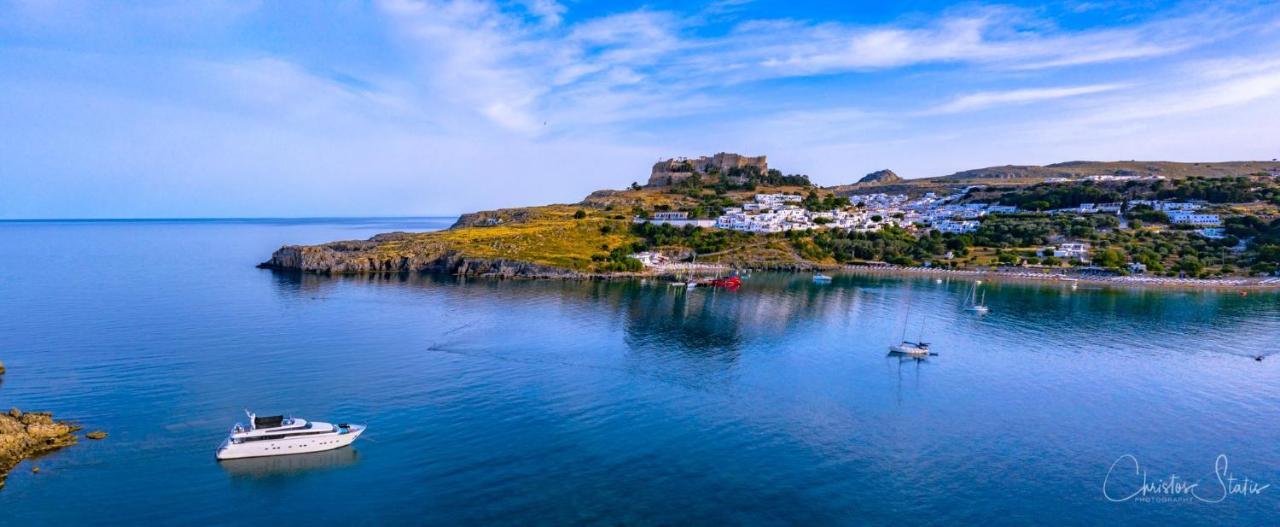 Lindos Villa Natura By Rhodes Villas ภายนอก รูปภาพ