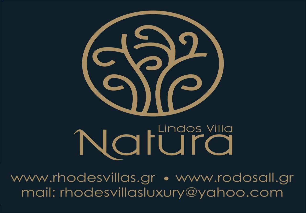 Lindos Villa Natura By Rhodes Villas ภายนอก รูปภาพ