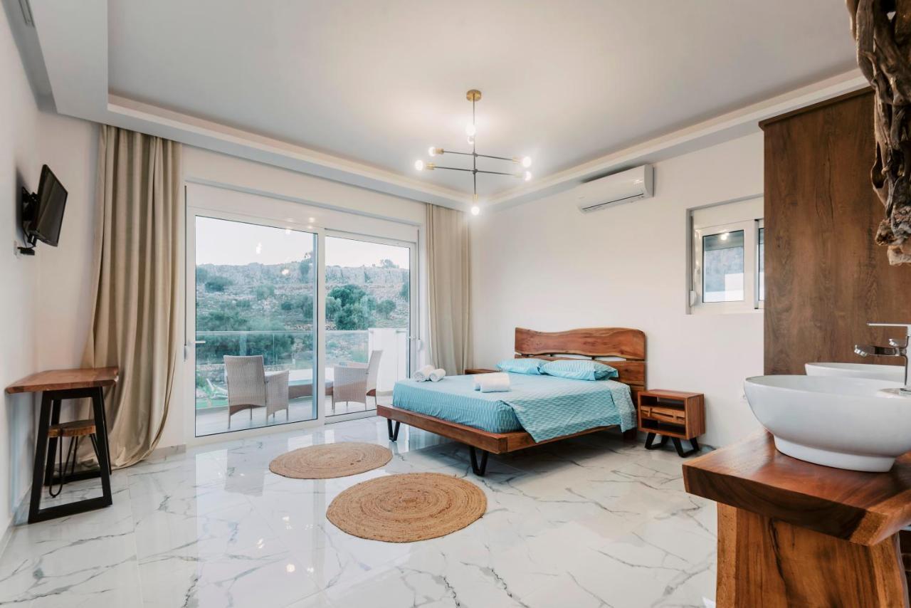 Lindos Villa Natura By Rhodes Villas ภายนอก รูปภาพ